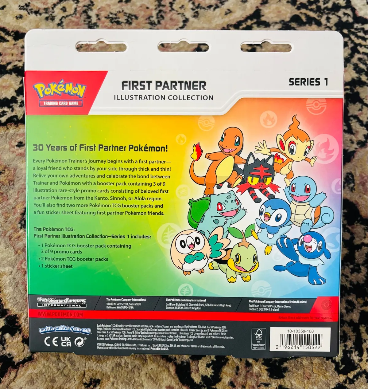 pokemon cards gen 1 packs First Partner Illustration Collection (Series 1) This collection includes 1 booster pack containing 3 of 9 illustration rare pokemon gen 1 booster packs