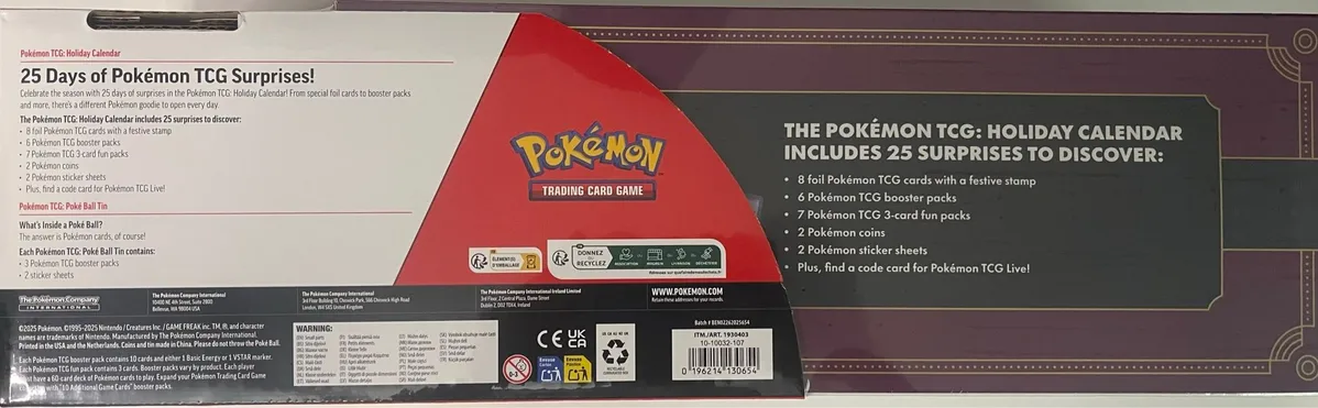 foil pokémon tcg cards with a festive stamp Amazon.com: Pokémon TCG: Holiday Calendar (8 Foil Promo Cards, 5 Booster  Packs & More) : Toys & Games