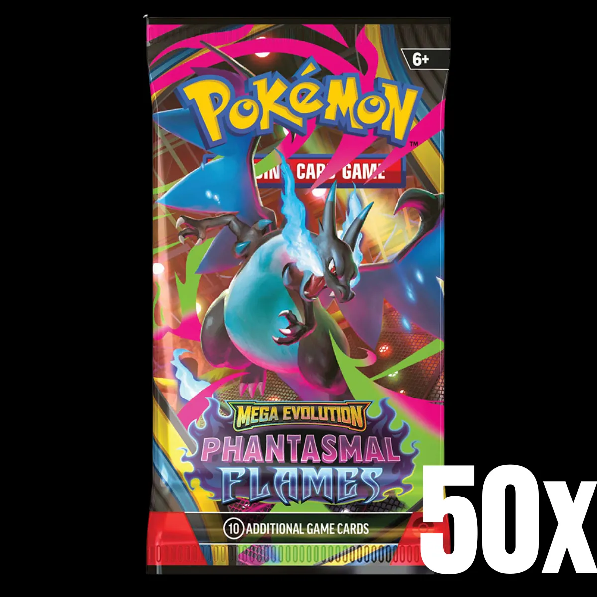 1. Phantasmal Flames Booster Pack (50 PACK LOT)  Whatnot: Shop, Sell,  Connect