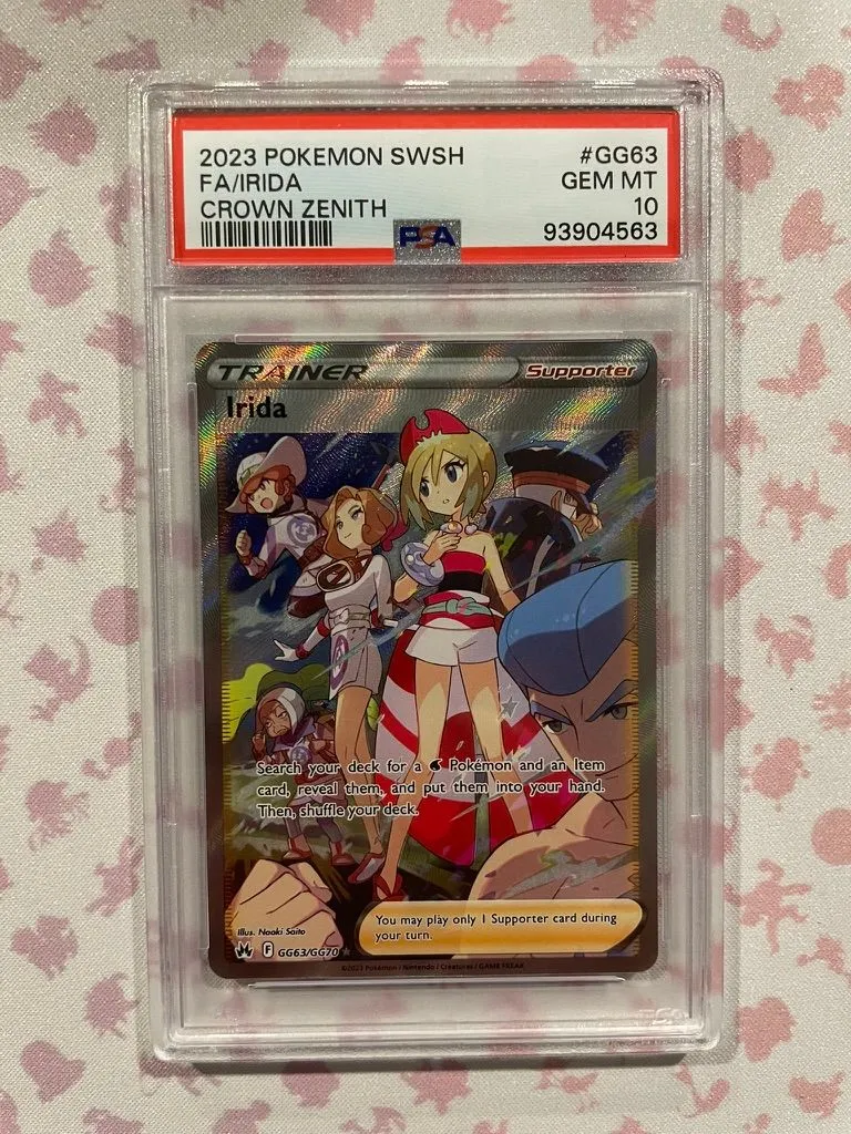 2023 Pokemon Sword & Shield Crown Zenith Galarian Gallery Full Art GG63  Irida Ultra Rare PSA 10 GEM MINT CARD  Whatnot: Shop, Sell, Connect