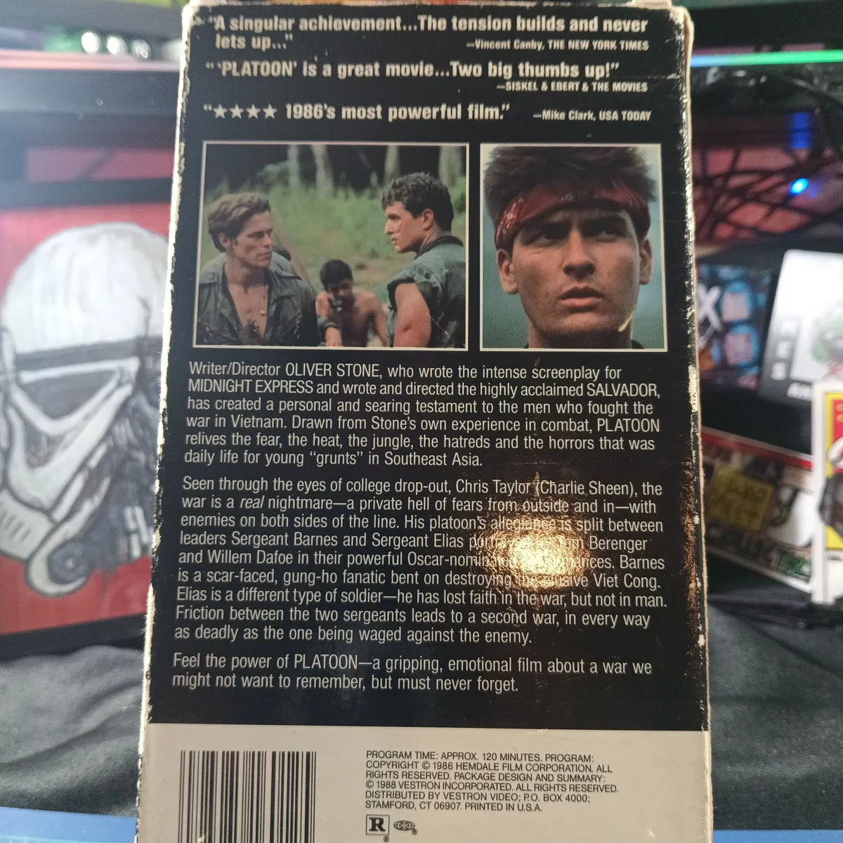 Platoon VHS Tape Video 1986 War Military Charlie Sheen Classic Movie Film ·  Whatnot: Buy, Sell & Go Live