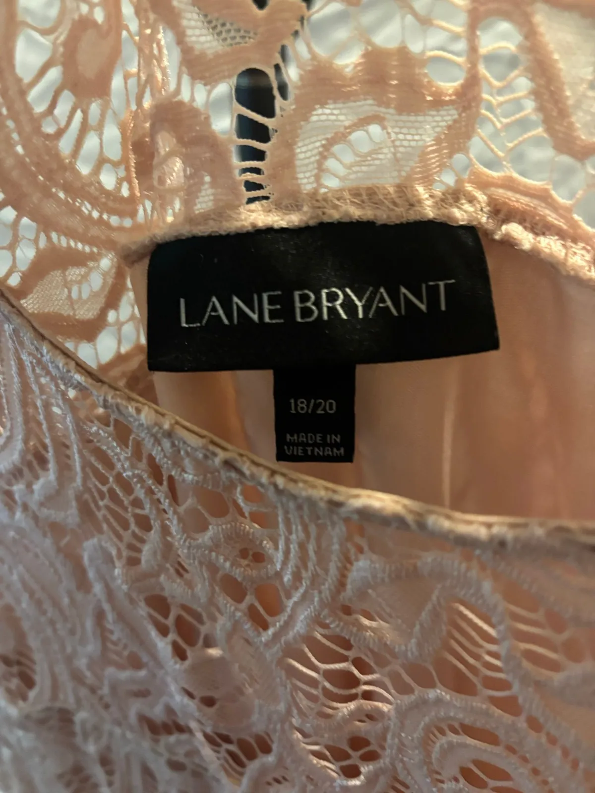 Lane Bryant Dusty Rose Lace Dress Size 18/20  Whatnot: Shop, Sell, Connect