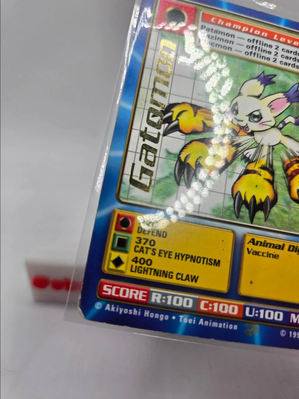Gatomon Bo-77 Gold Name Digimon Card Bandai 1999 Non Foil MP  Whatnot:  Shop, Sell, Connect