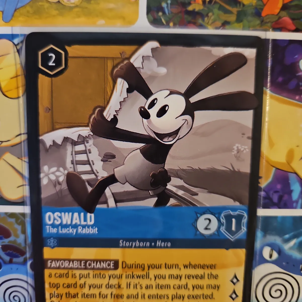 mtg final fantasy starter kit leak Lorcana - Azurite Sea - Oswald - The Lucky Rabbit (Legendary)