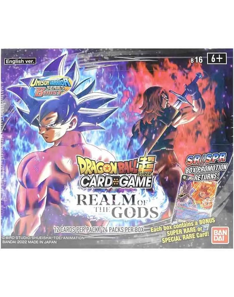 DB Dragon Ball Super Realm of the Gods Booster Box (DBS-B16) Sealed   Whatnot: Shop, Sell, Connect