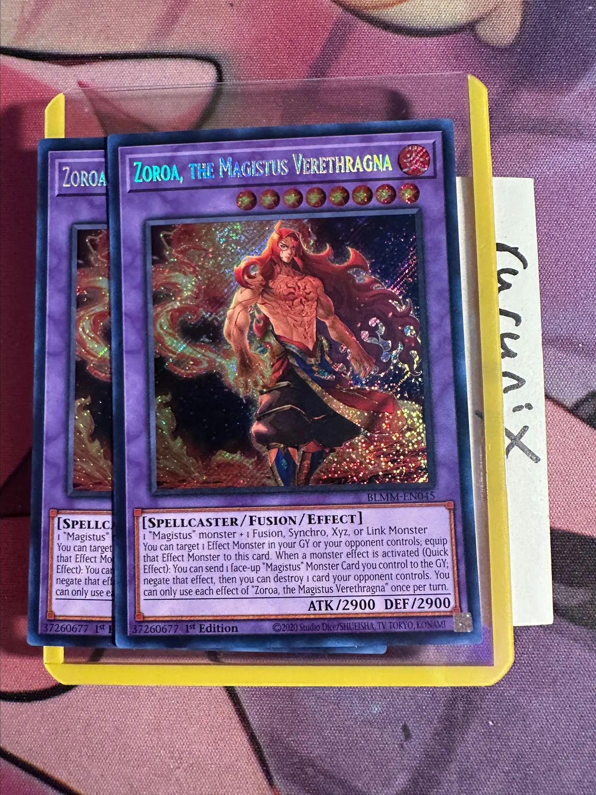 2x Yugioh Zoroa the Magistus Verethragna BLMM-EN045 Secret Rare Battles of  Legend: Monster Mayhem (B  Whatnot: Shop, Sell, Connect
