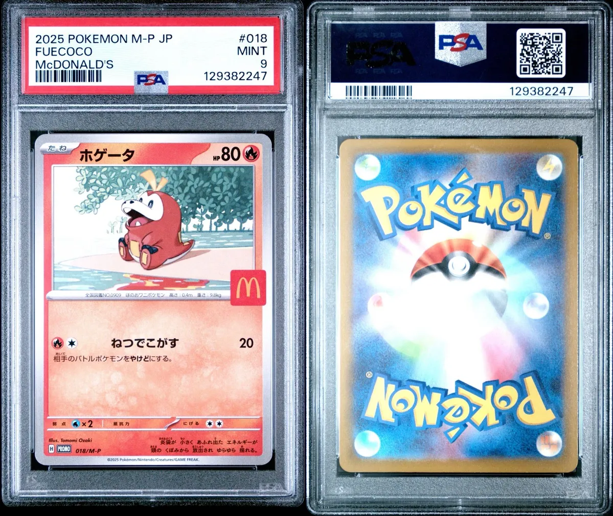 2025 Pokemon Japanese M-P Promo Fuecoco Mcdonald'S PSA MINT 9  Whatnot:  Shop, Sell, Connect