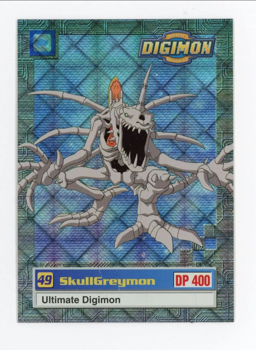 1999 Upper Deck Digimon Series 1 SKULLGREYMON Ultimate Chase #U4 NM+ HOLO  FOIL  Whatnot: Shop, Sell, Connect