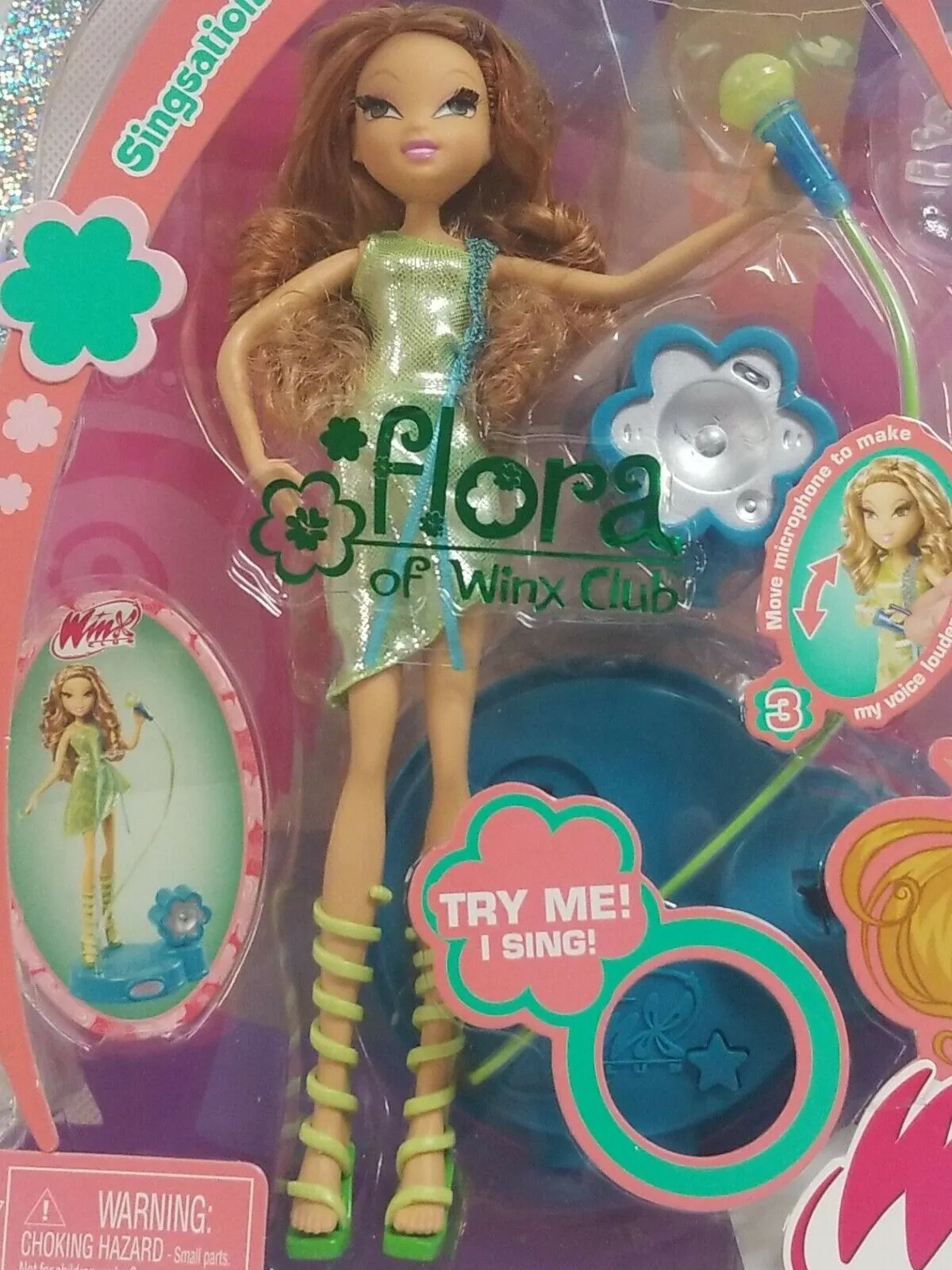 winx Flora Mattel singer collector
