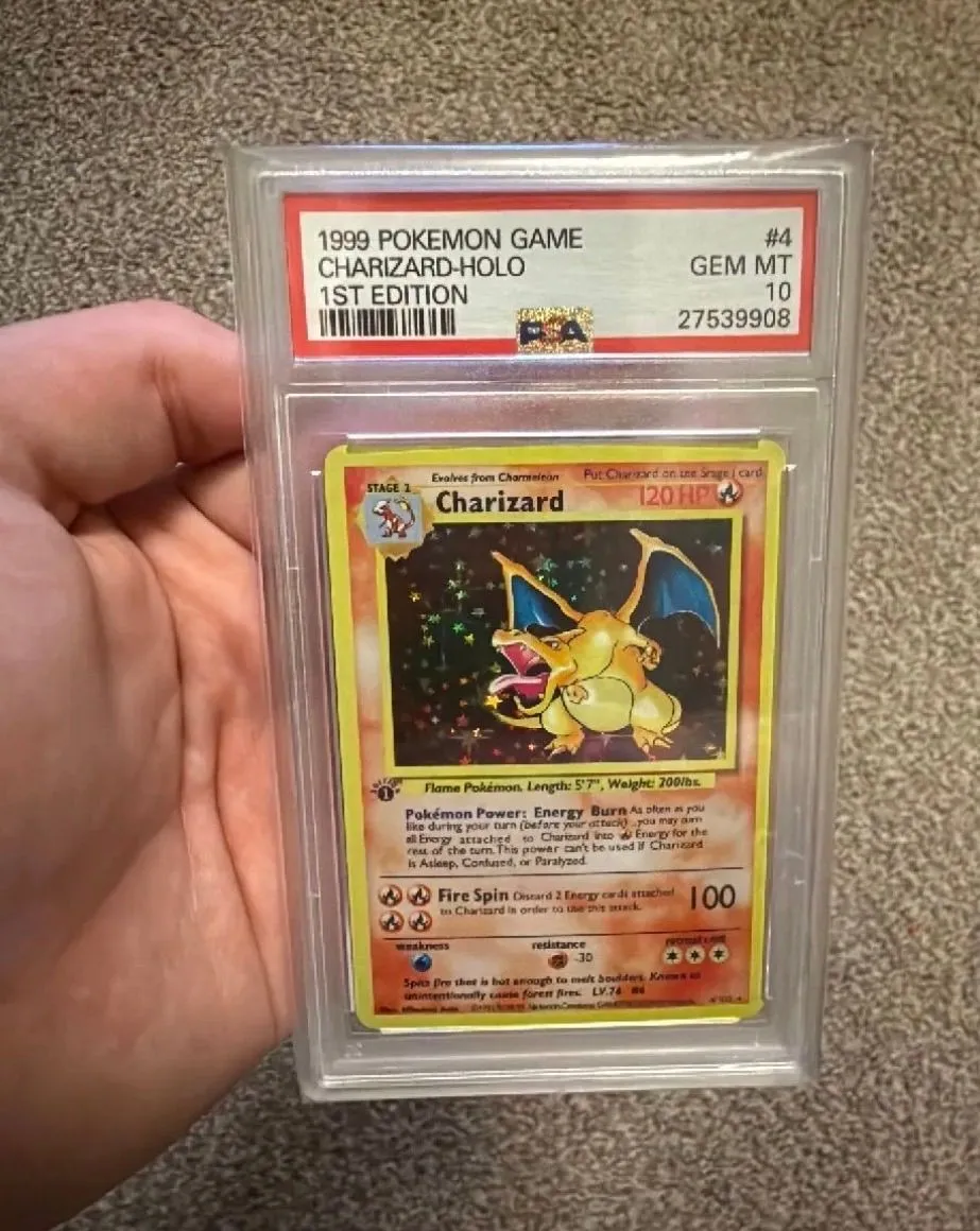 charizard graded card English Pokemon Charizard EX 215 Scarlet & Violet - Obsidian Flames