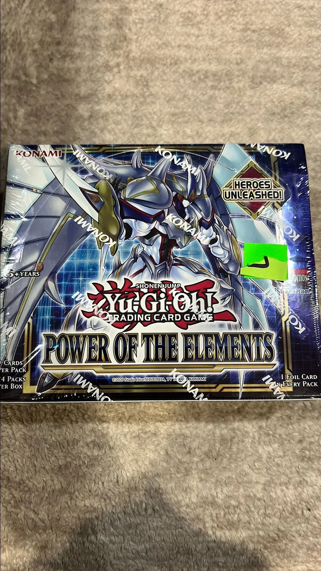power of elements booster box Yu-Gi-Oh! Power Of The Elements CG 1793 Japanese Booster Pack — Japan2UK main image 0