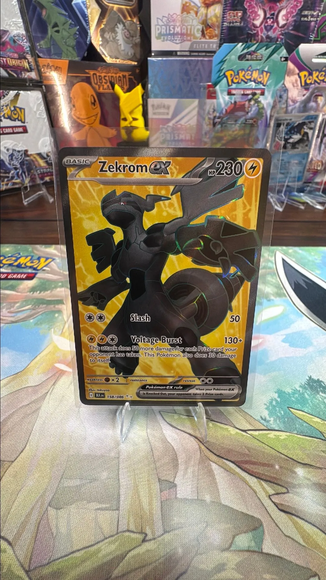 pokemon black and white zekrom card Pokemon Card】ZEKROM EX【SR】(161/086) (SV11B) Japanese Single Card – Fandom  Tokyo main image 1