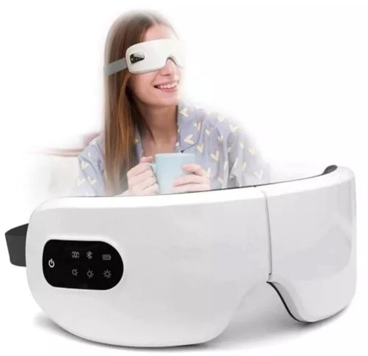 Eye Massager with Heat and Vibration Compression Rechargeable Bluetooth  Music · Whatnot: Shop, Sell, Connect