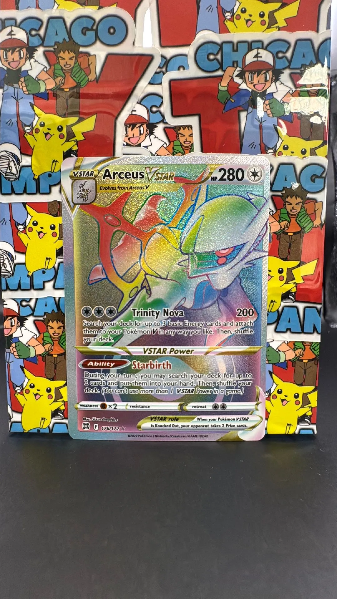 pokemon card arceus vstar rainbow Amazon.com: Arceus VSTAR - 176/172