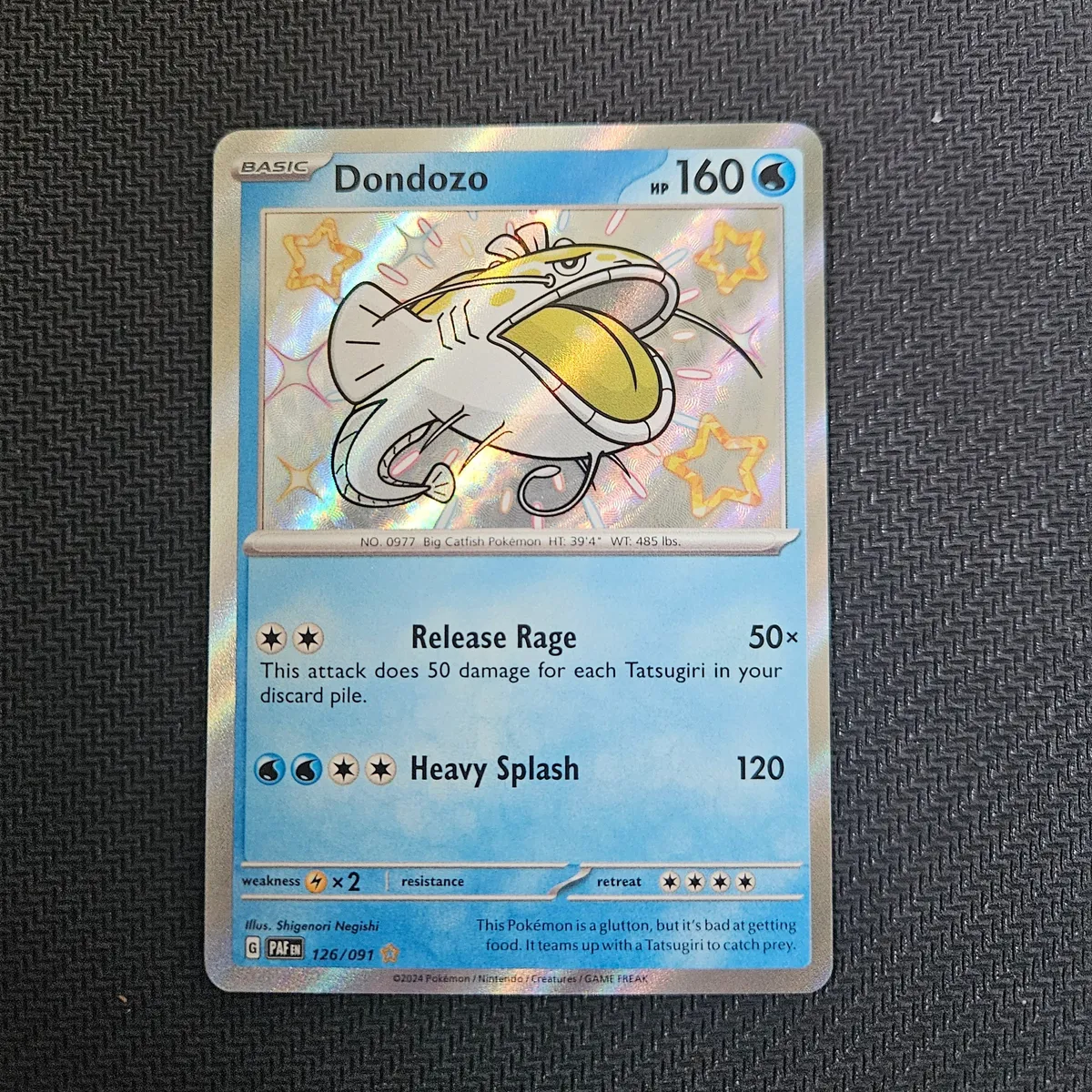 dondozo pokemon card price 2025 Pokmon Destined Rivals #66 ex Extended Art Foil Double Rare. Dondozo is a Water-type Pokmon from the Scarlet and Violet era, and this uses an extended art treatment with Attack 2 Dondozo | Pokmon Cards and