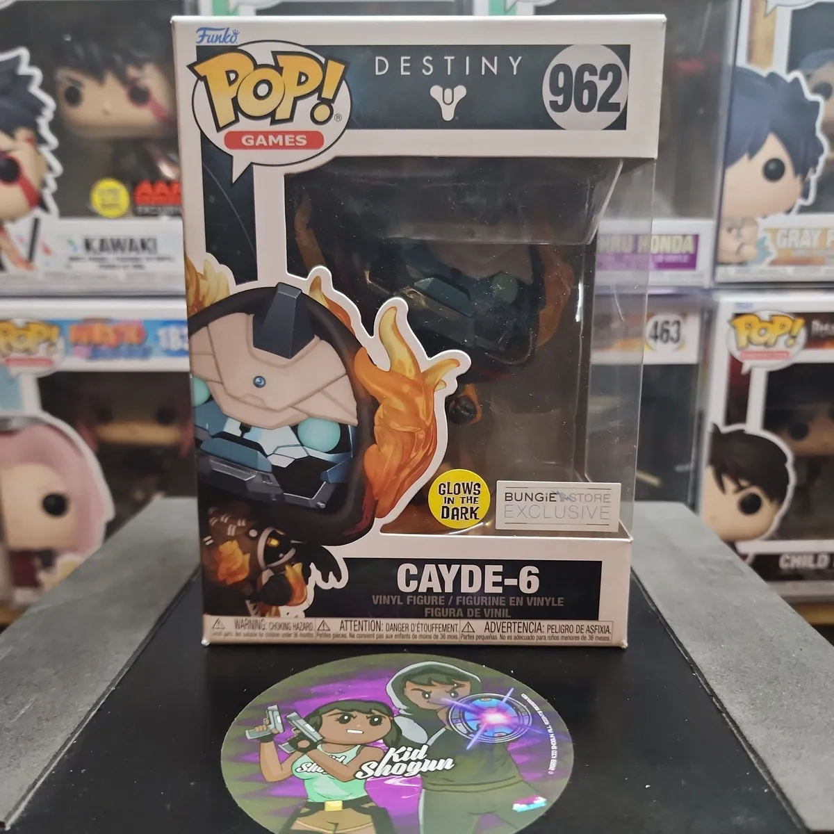 Funko POP! Destiny #962 Cayde-6 w/My Serious Face Emblem