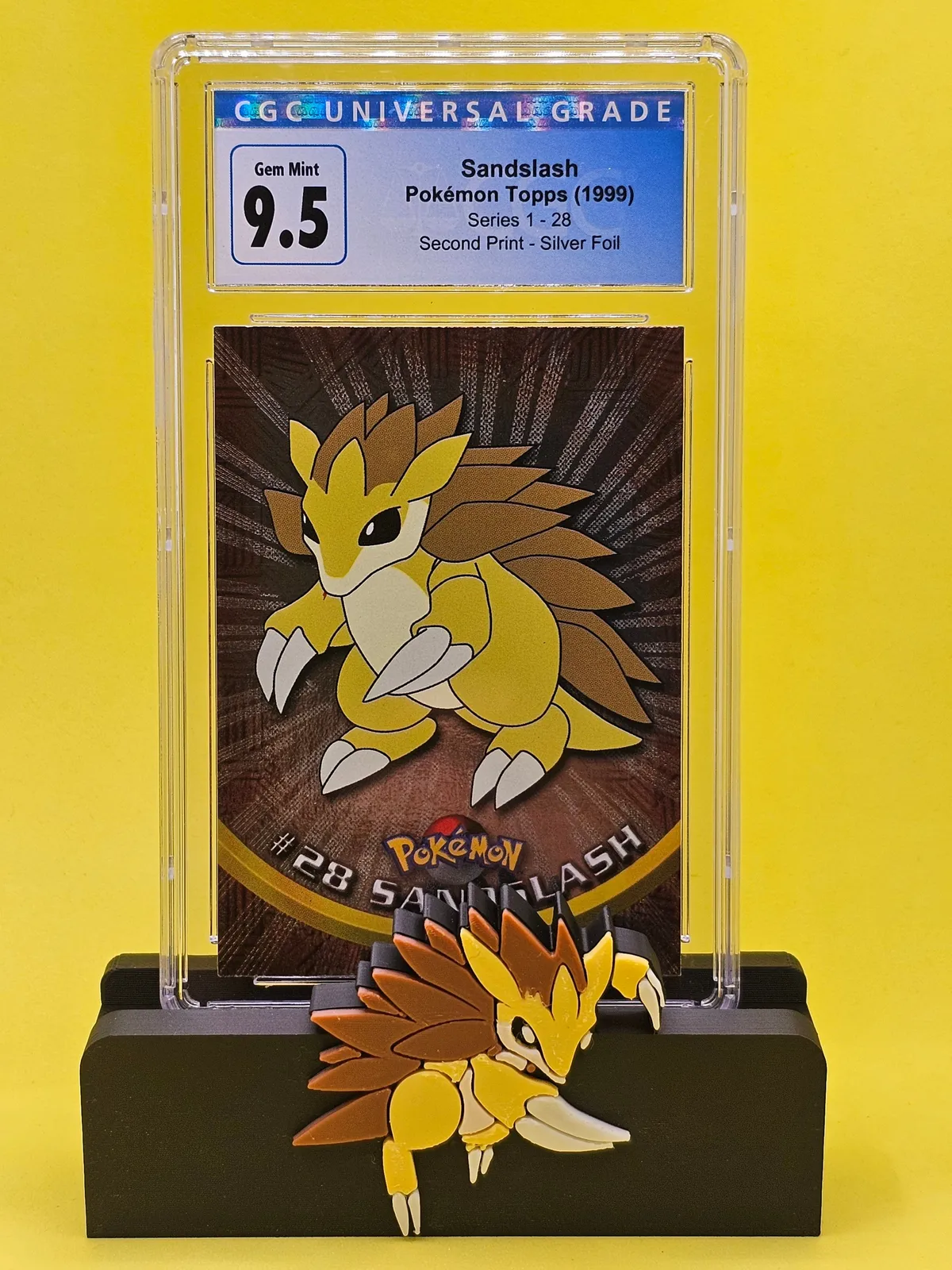 Slab: Pokemon: Sandslash: Topps Silver FOIL: Series 1 - Second Print: #28:  CGC 10! POP 2! NGH  Whatnot: Shop, Sell, Connect