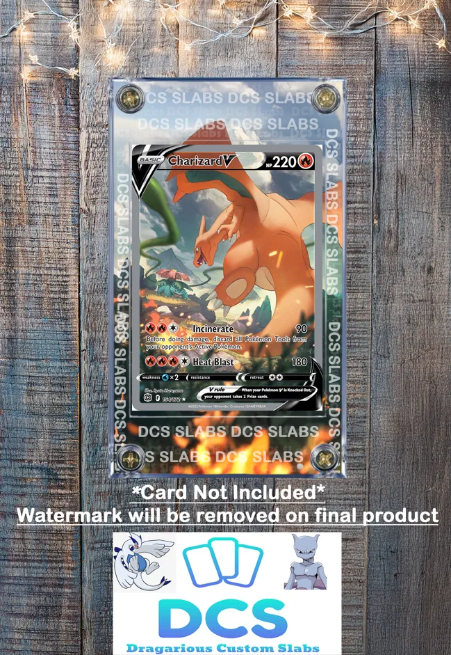 Pokemon Charizard V Alt Art 154/172 Brialliant Stars Custom Display Case  Slab  Whatnot: Shop, Sell, Connect