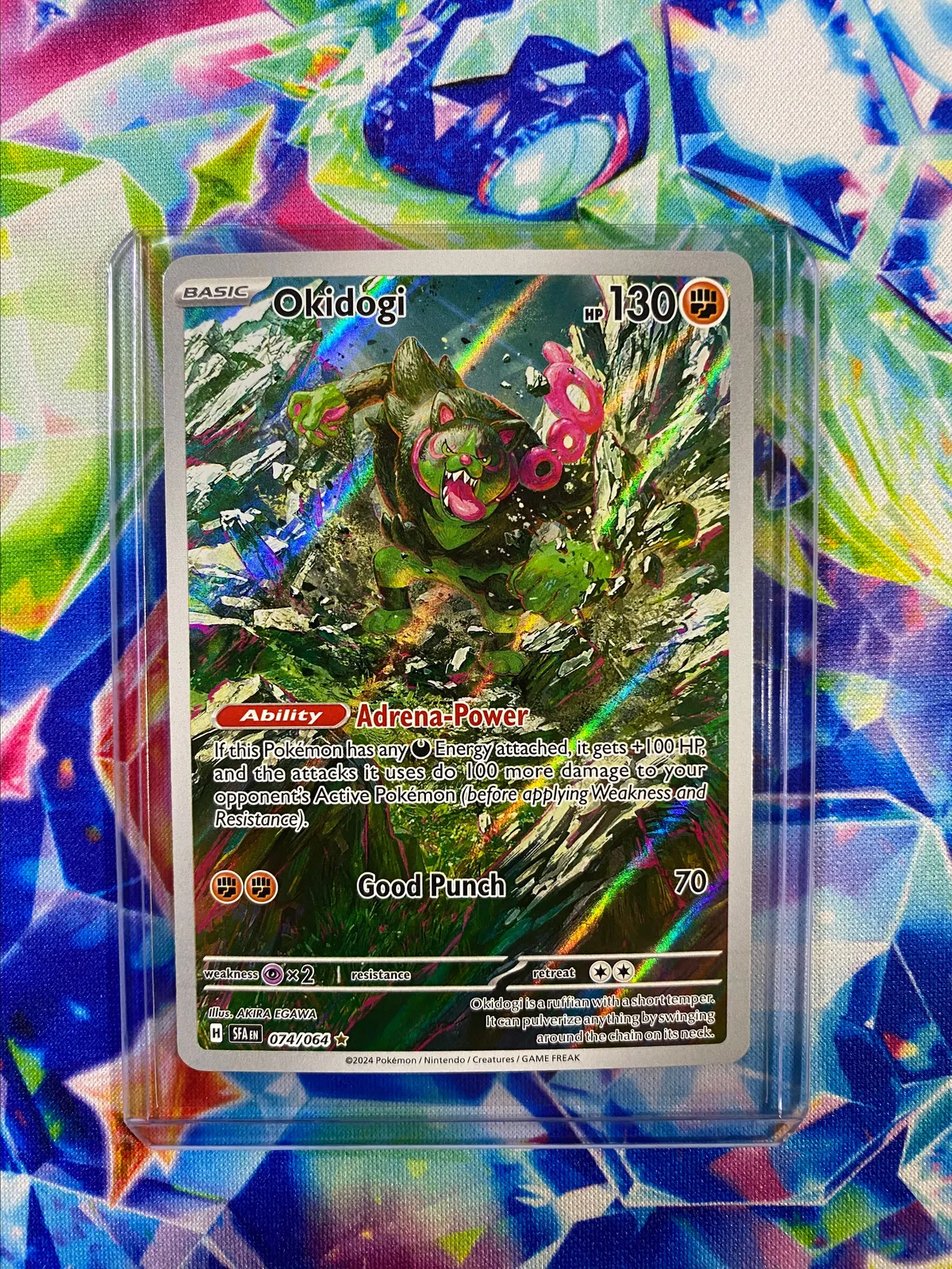 okidogi pokemon card value Amazon.com: Pokemon – Okidogi ex 082/064 main image 0