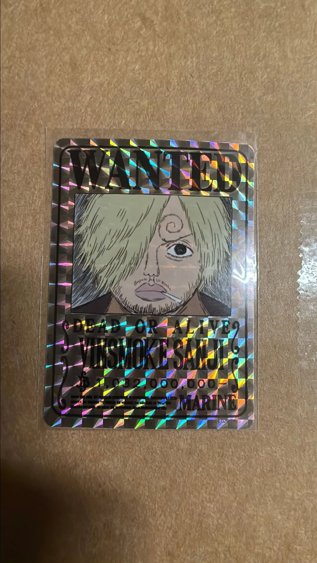 ONE PIECE HOLOGRAPHIC TRADING CARD STICKERS Sanji  Whatnot: Shop, Sell,  Connect
