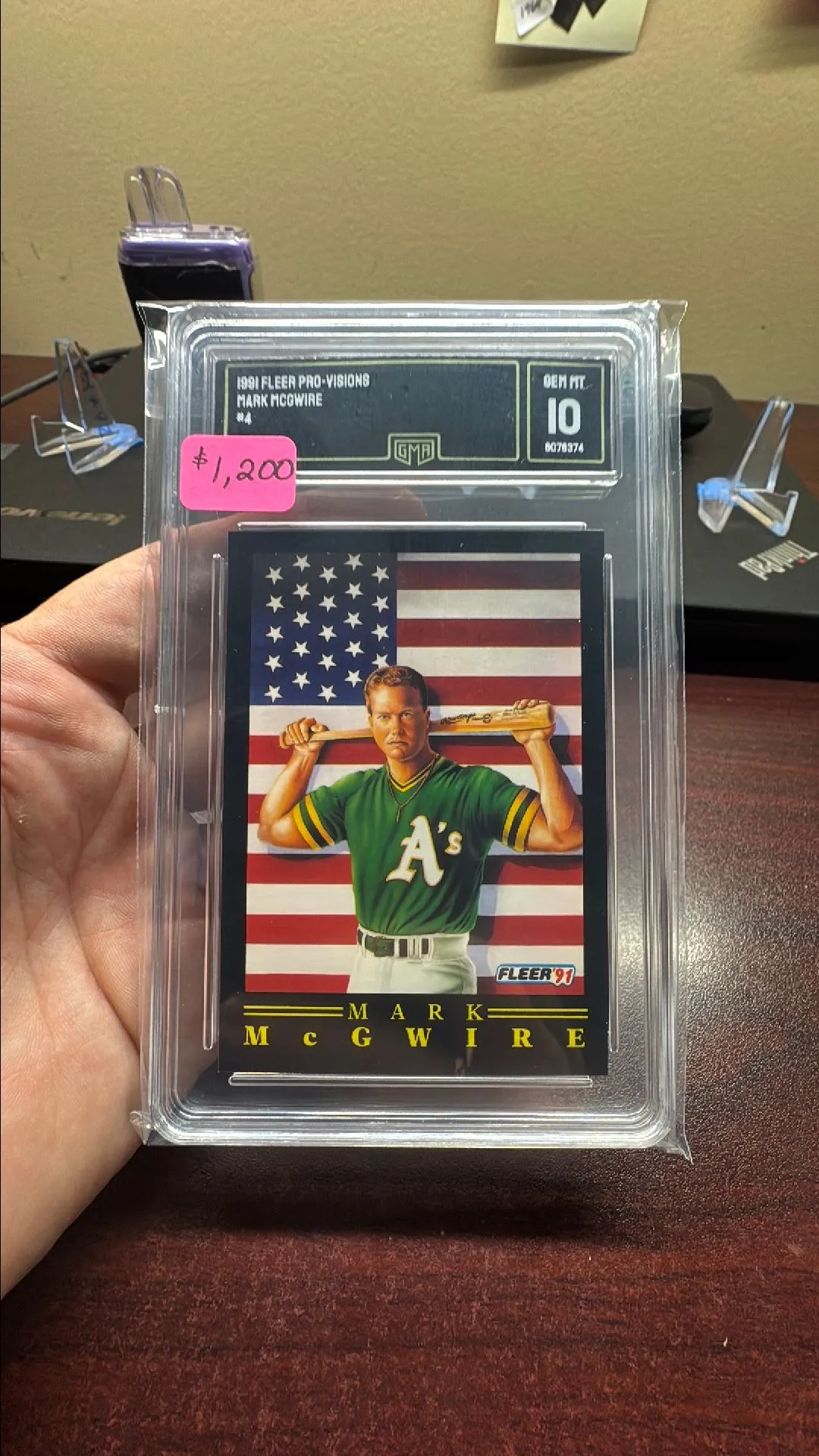 Mark McGwire 1991 Fleer Pro-Visions GEM MINT 10  Whatnot: Shop, Sell,  Connect