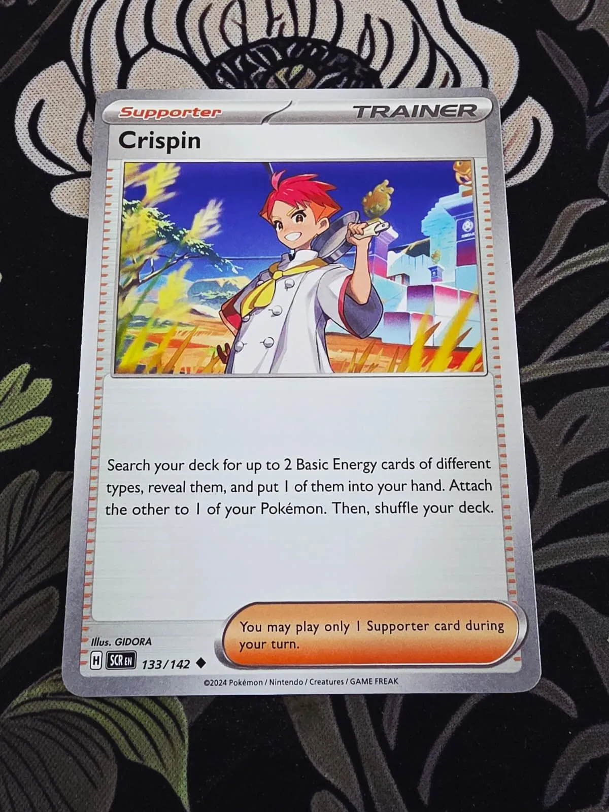 crispin pokemon card Crispin (97/102) - Stellar Miracle (sv7) main image 1