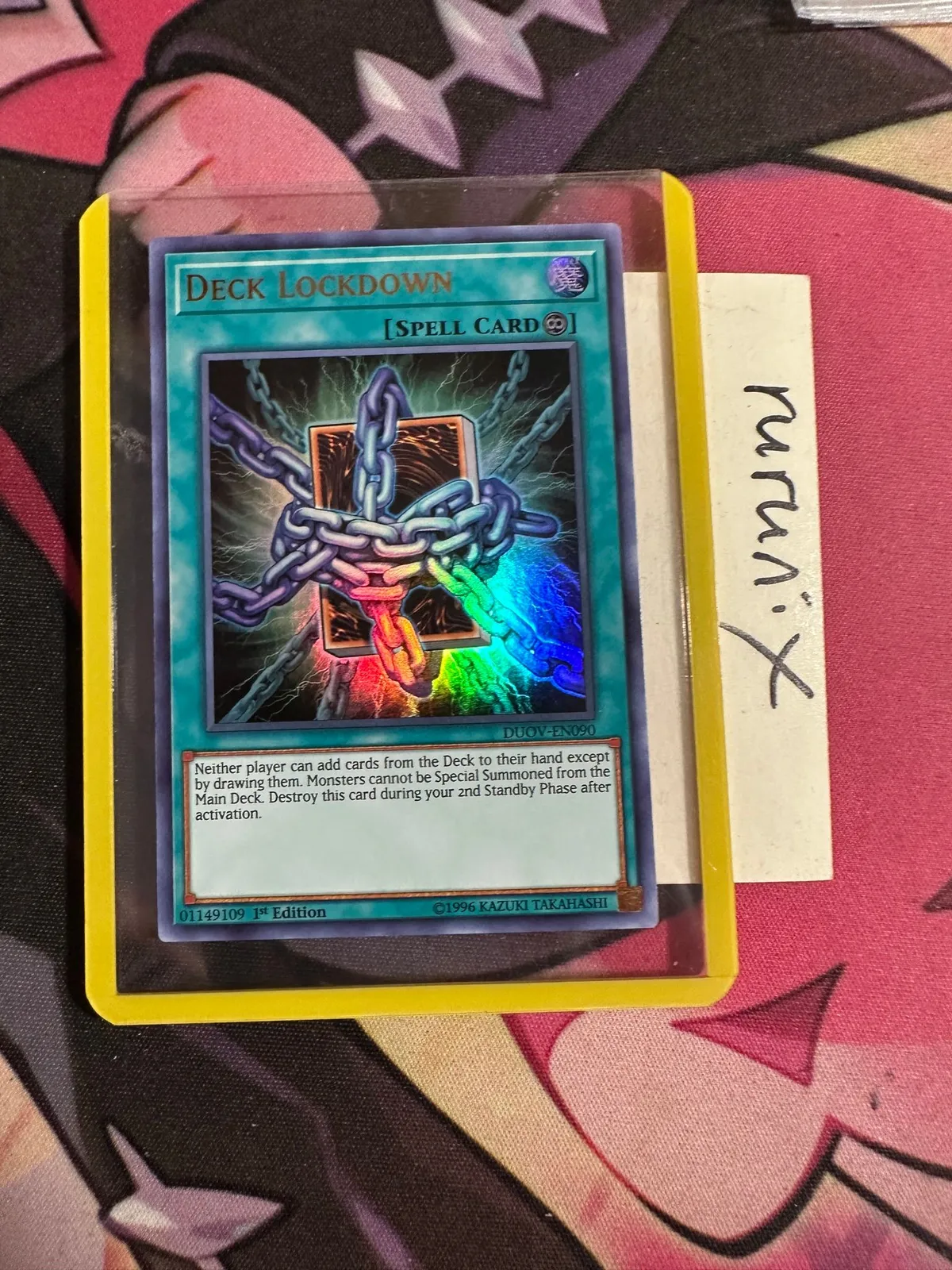 Yugioh Deck Lockdown DUOV-EN090 Ultra Rare Duel Overload (DUOV)  Whatnot:  Shop, Sell, Connect