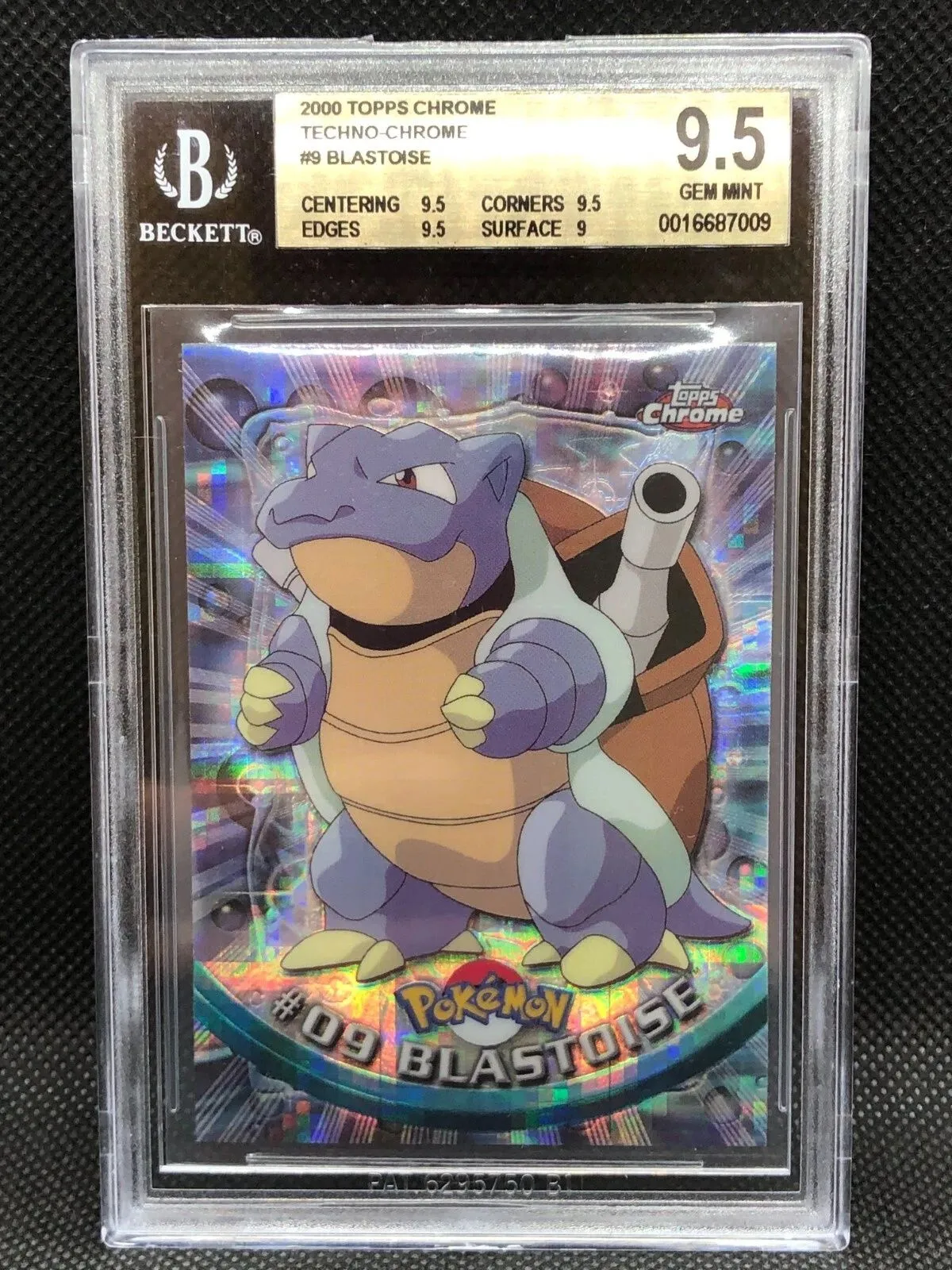 Pokemon Card English 2000 Topps Chrome Tekno Blastoise #09 #9 09 BGS 9.5  pop 3  Whatnot: Shop, Sell, Connect