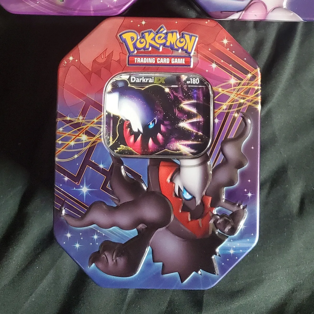 pokemon darkrai tin trading card game Battle Origins Collector's Tin (Darkrai EX)