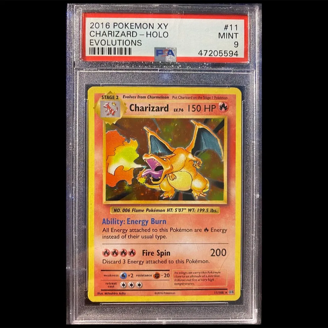 Charizard - XY Evolutions Set - 11/108 - Holo - PSA 9 MINT Pokemon Card   Whatnot: Shop, Sell, Connect
