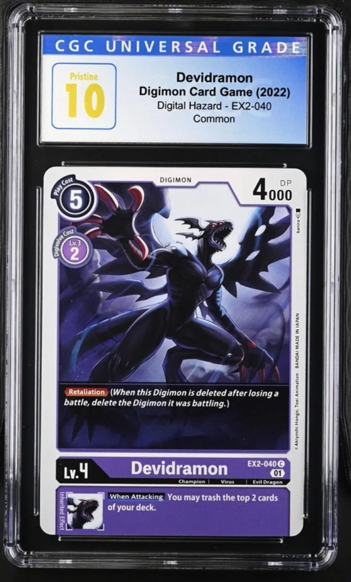 Slab - Digimon: Devidramon - Pristine 10  Whatnot: Shop, Sell, Connect