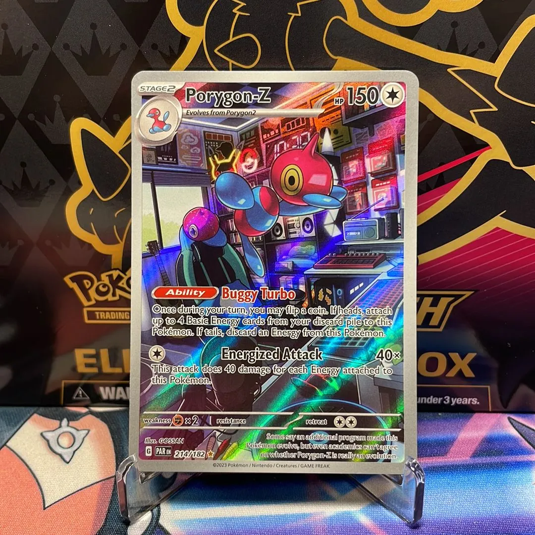 rare porygon card Porygon - SV04: Paradox Rift [REVERSE HOLO] main image 1
