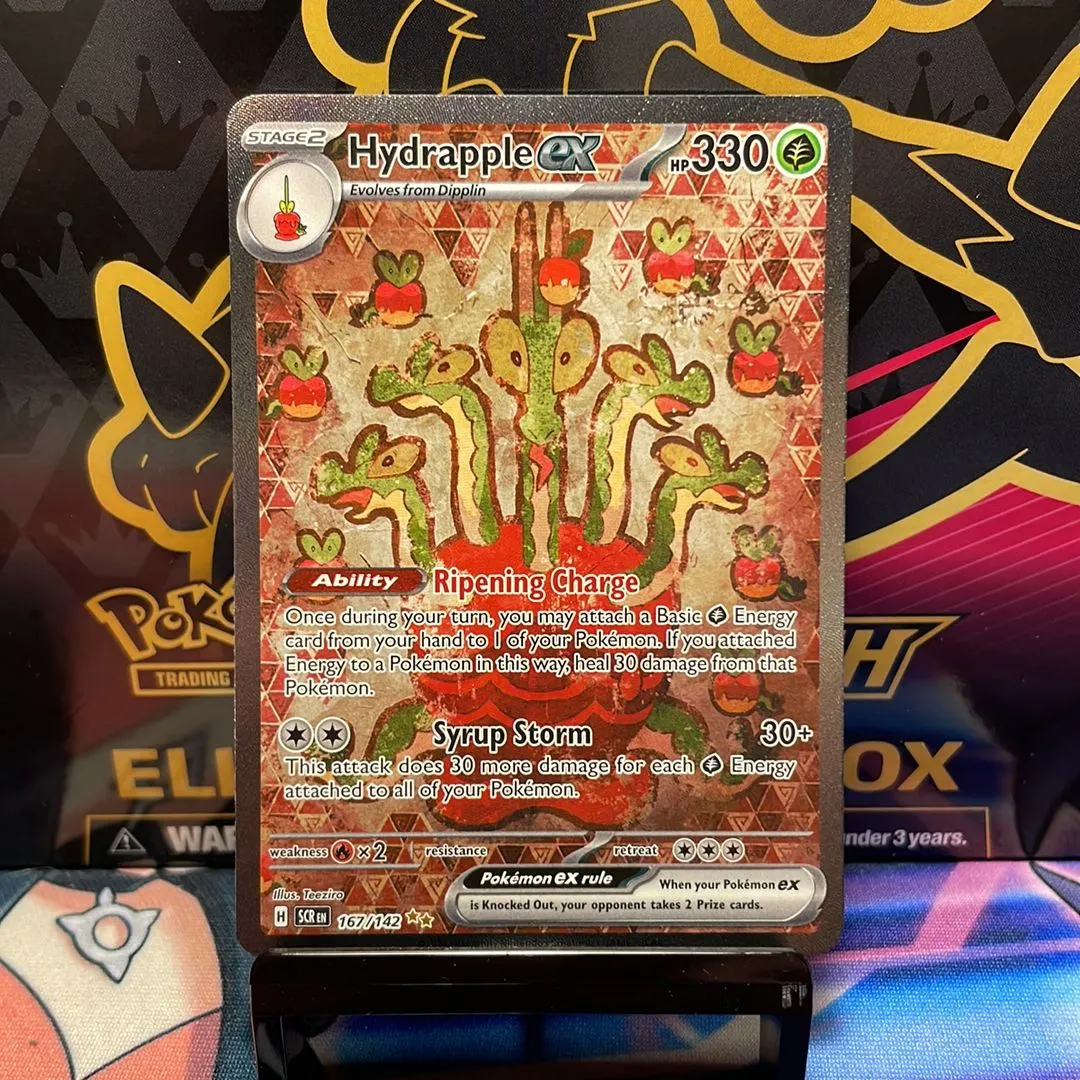 167 142 pokemon card Pokemon Trading Card Game Stellar Crown Special Illustration Rare Hydrapple ex #167 main image 1