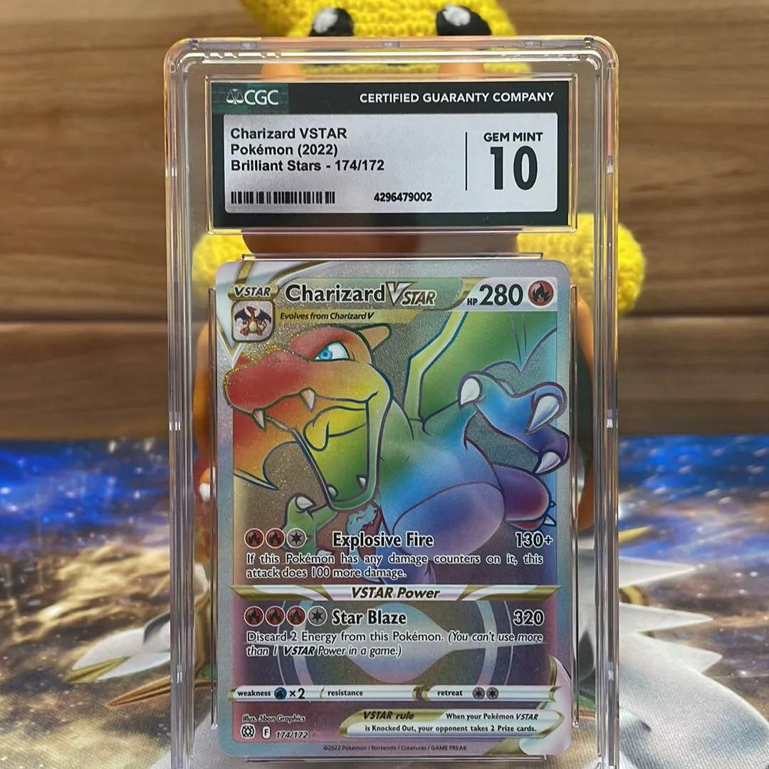 pokemon cards brilliant stars charizard VSTAR 018/172 favorite character 2022 Brilliant Stars Charizard VSTAR