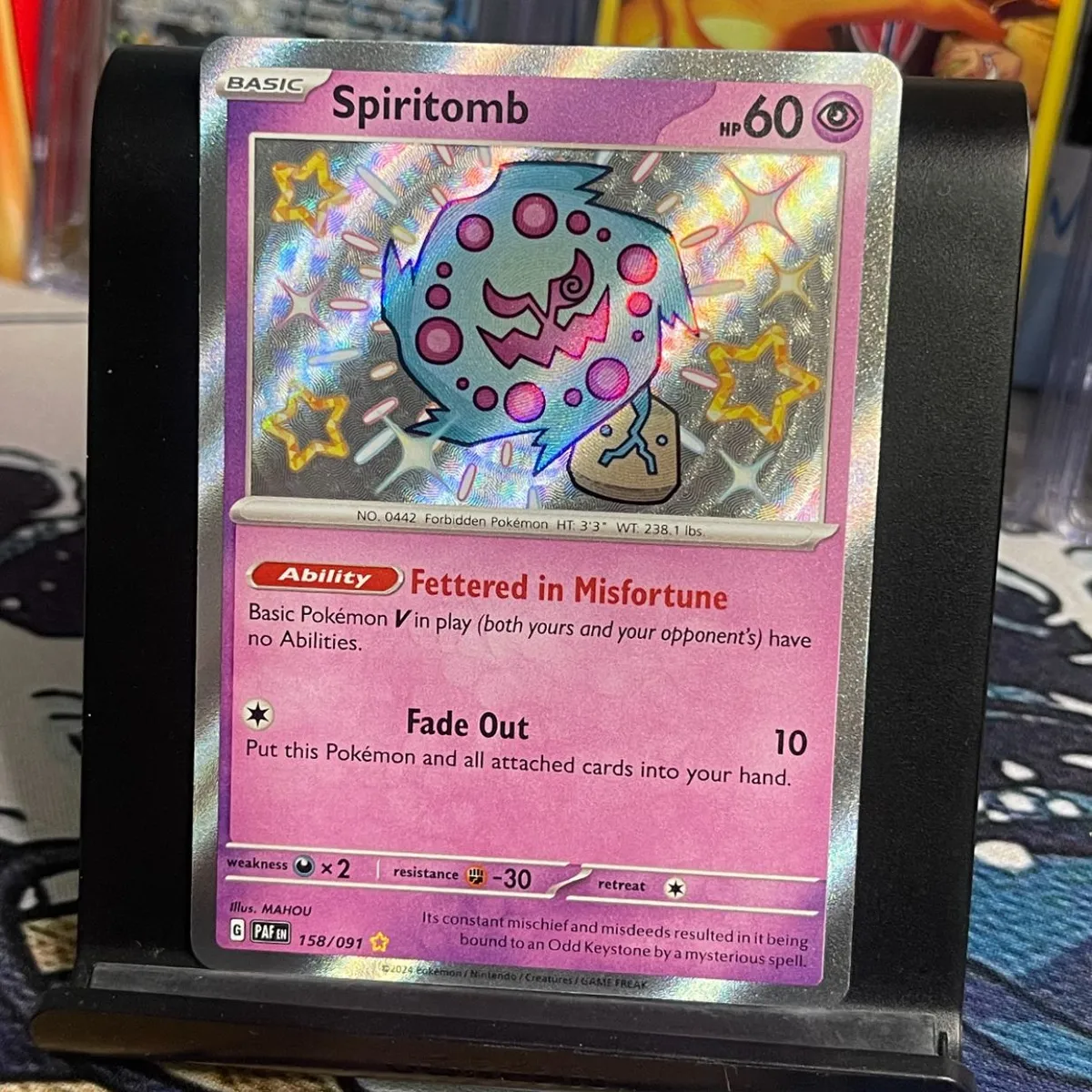 shiny spiritomb pokemon card Spiritomb Shiny 158/091 - ITA - Near Mint - Scarlatto e Violetto