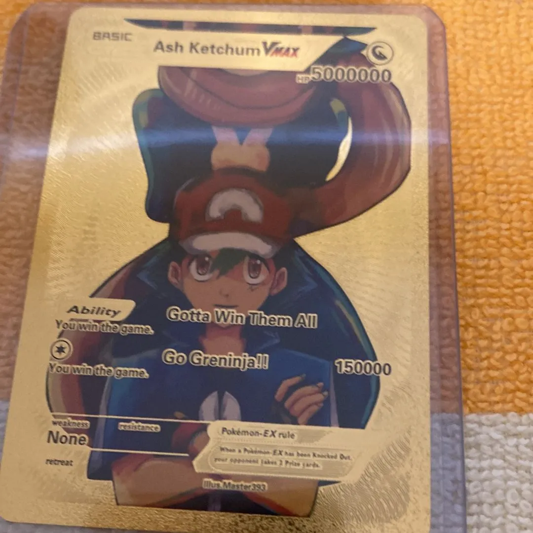 Pokeman Gold Ash Ketchum card  Whatnot: Shop, Sell, Connect