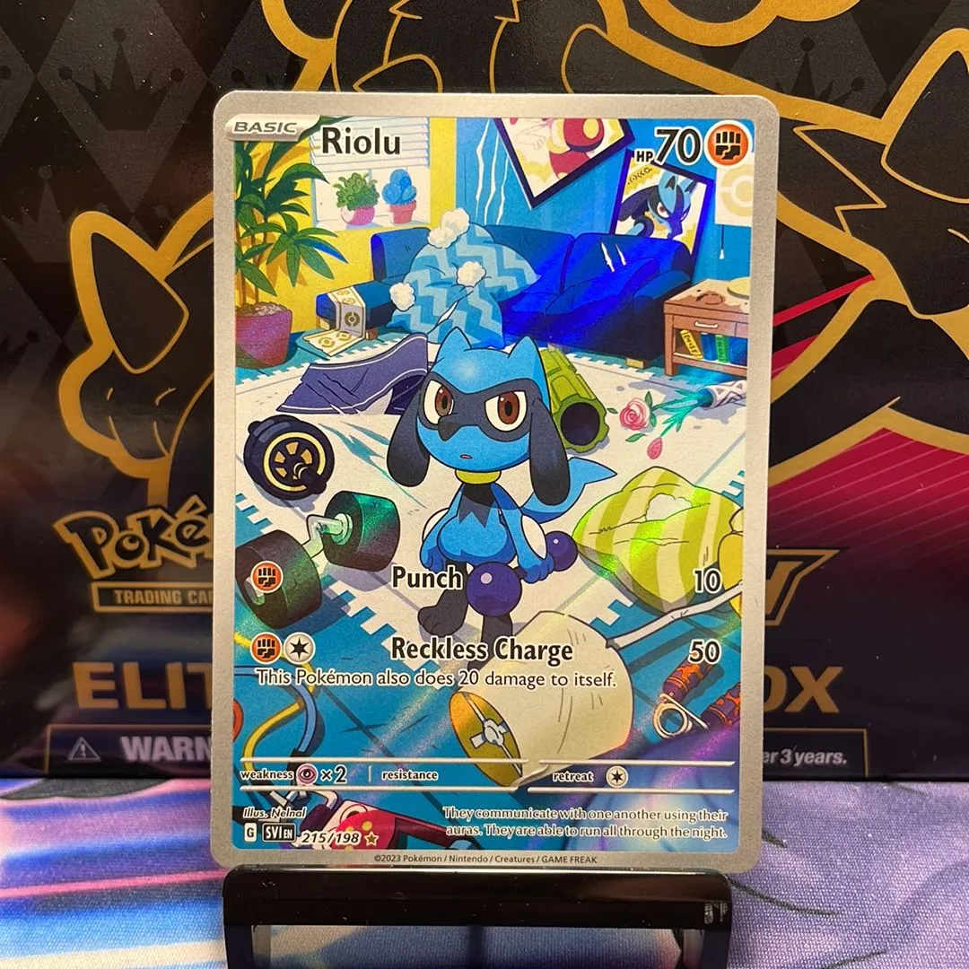riolu pokemon card full art Amazon.com: Pokemon Cards main image 1