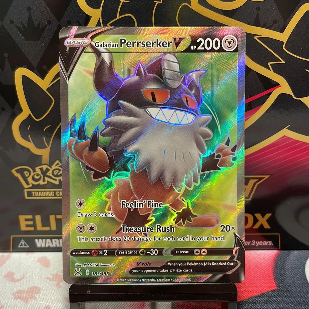 Galarian Perrserker V Full Art 183/196 Ultra Rare Lost Origin Sword And  Shield  Whatnot: Shop, Sell, Connect