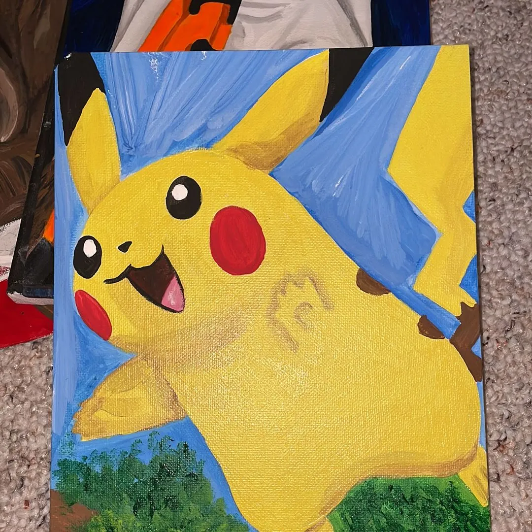 pokemon card canvas THE ANNIVERSARY TRADING Handpainted 16-Pocket Top Loader Binder