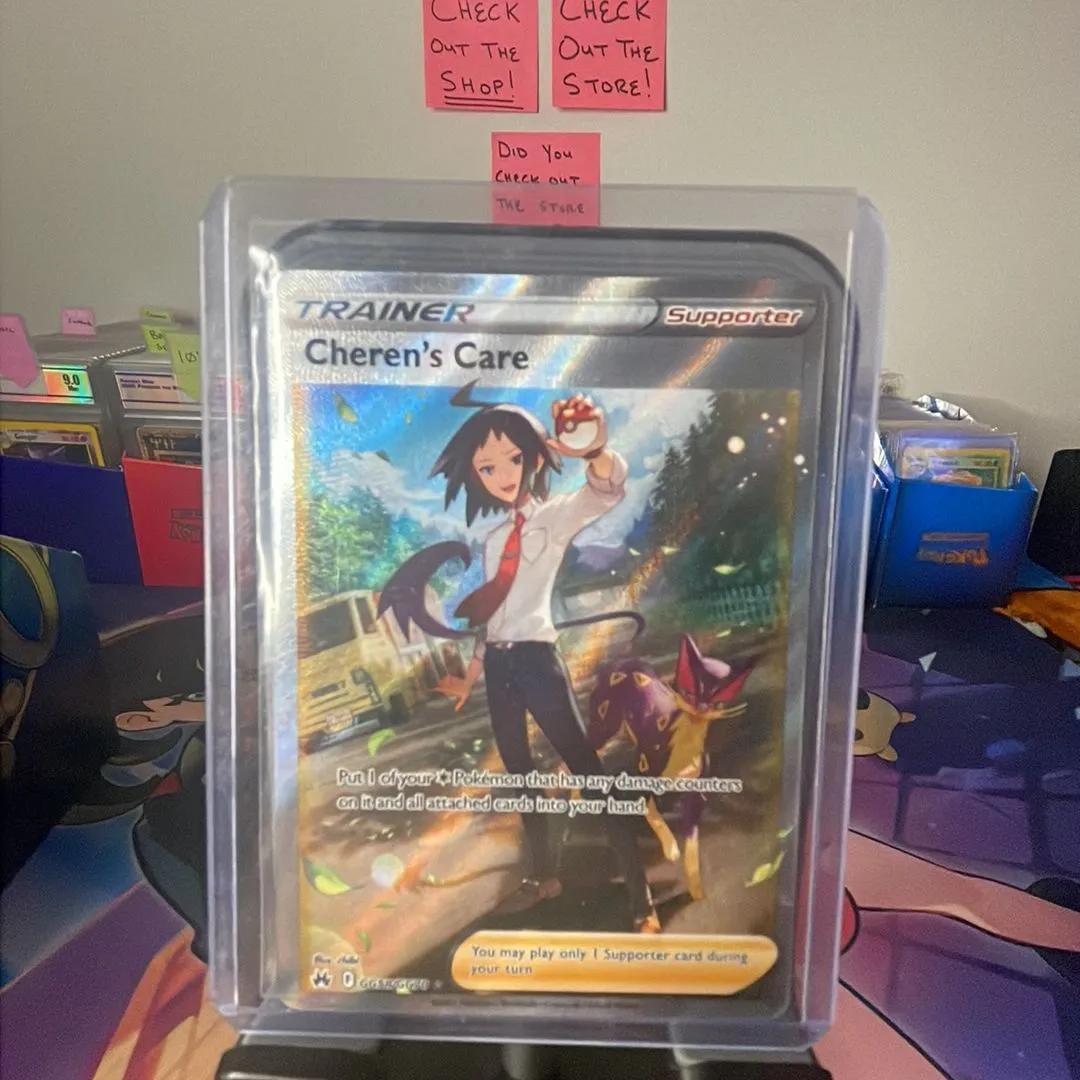 Pokemon Crown Zenith Ultra Rare Cheren's Care GG58