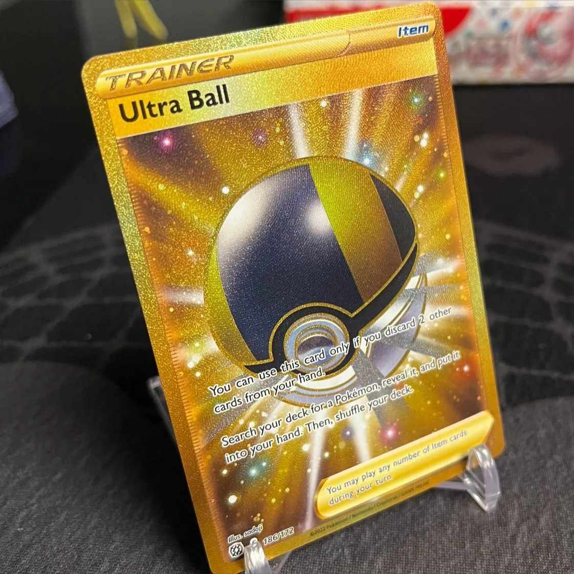 Gold Ultra Ball 186/172 - NM  Whatnot: Shop, Sell, Connect