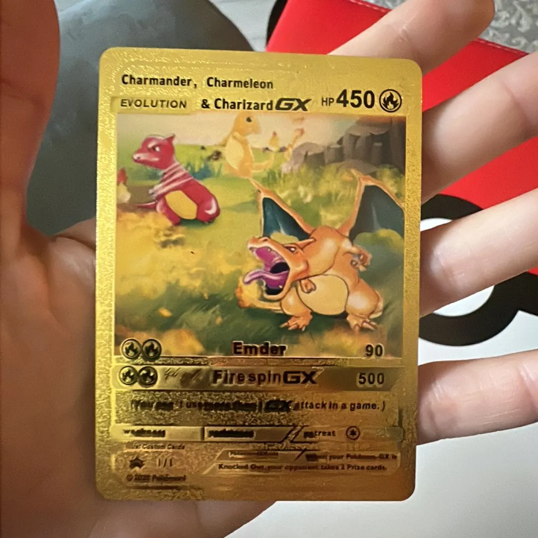 gold foil pokemon cards charizard Card PACK 110 Tcg gx, vmax gx, card rare Sams Toy in Ahmedabad Gujarat at best lowest price Pokeman Interlaced Flames Charizard V