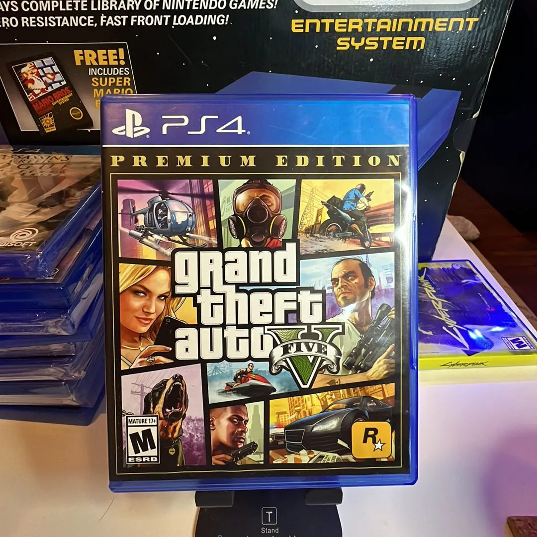 PS4- GRAND THEFT AUTO V · Whatnot: Shop, Sell, Connect, image size:1080x1080