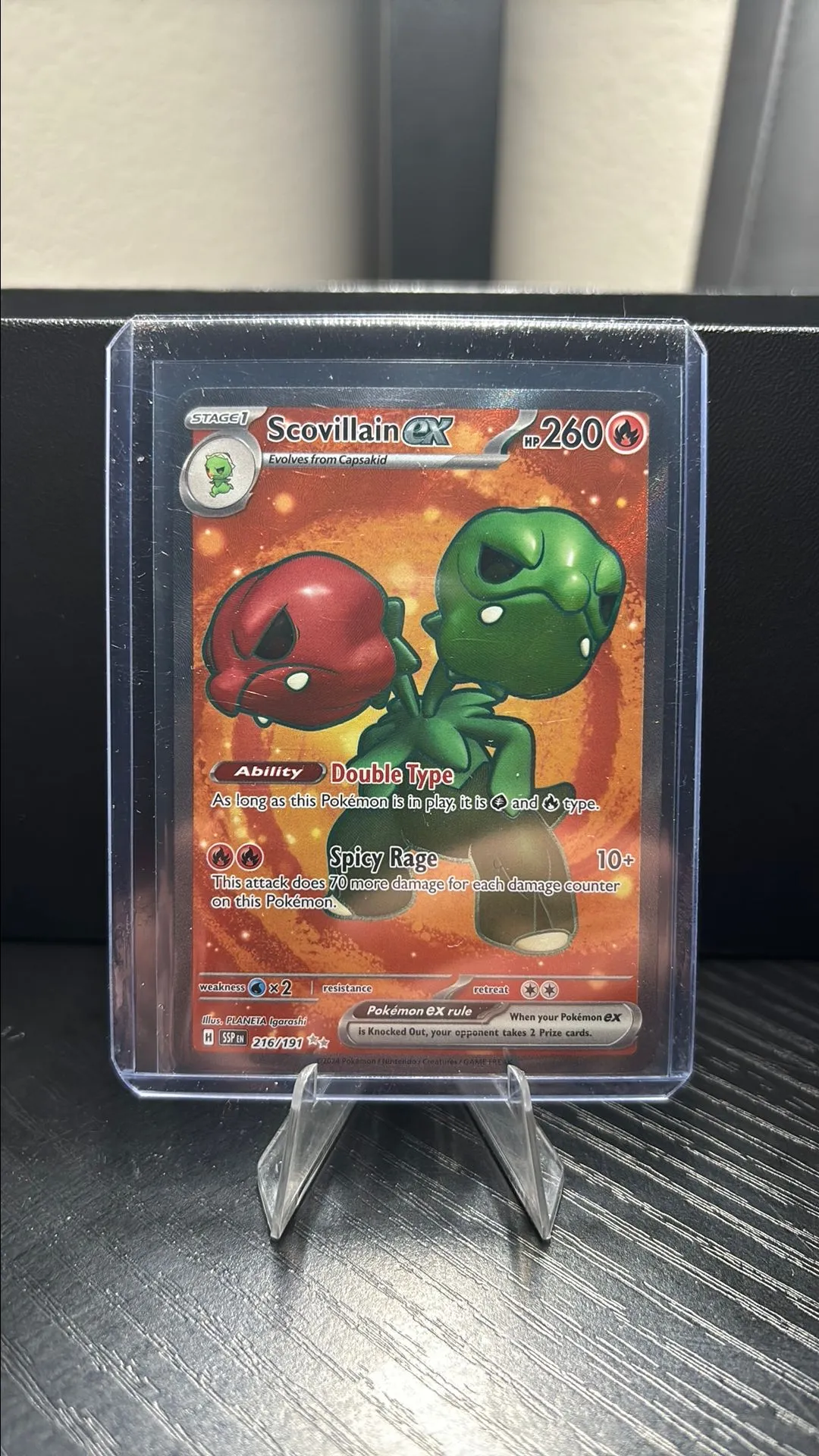 Pokmon Card Scovillain EX 216/191 Ultra Rare Surging Sparks Pokemon Card  M/NM  Whatnot: Shop, Sell, Connect