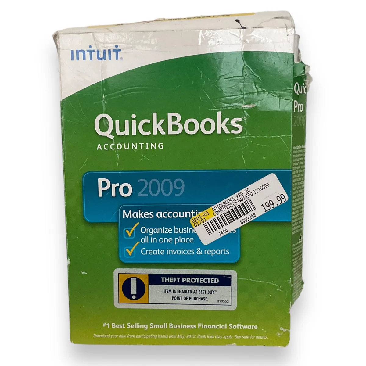 Intuit QuickBooks Pro 2009 Full Retail Version For Windows – Lifetime License (No Subscription Required) 11 thumbnail image