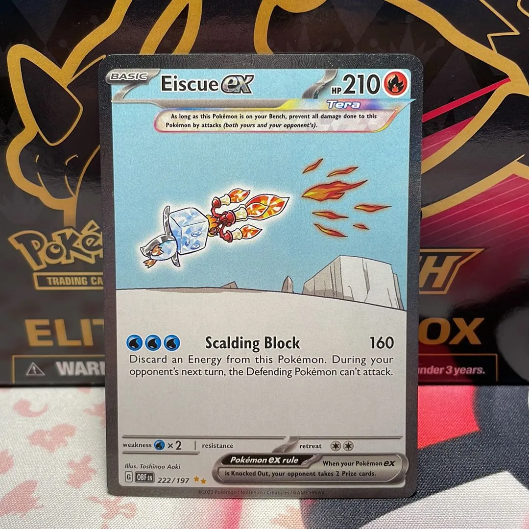 Eiscue EX 222/197 SIR Obsidian Flames Scarlet And Violet  Whatnot: Shop,  Sell, Connect