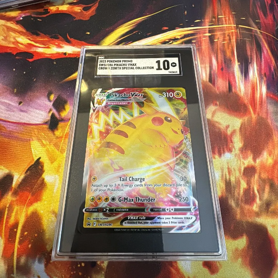 2023 Pokemon Promo Pikachu VMAX Crown Zenith Special Collection Swsh286 SGC  10  Whatnot: Shop, Sell, Connect
