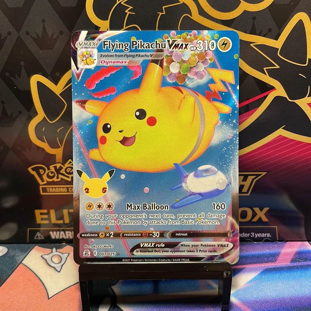 Flying Pikachu VMAX 7/25 Rare Pokmon Celebrations Sword And Shield   Whatnot: Shop, Sell, Connect