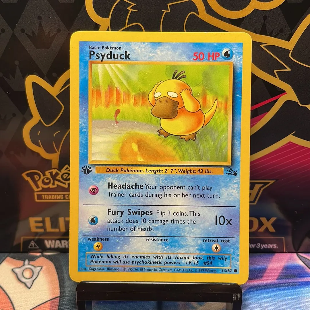 first edition psyduck pokemon card 151 PokeArtica Gen 1 main image 0