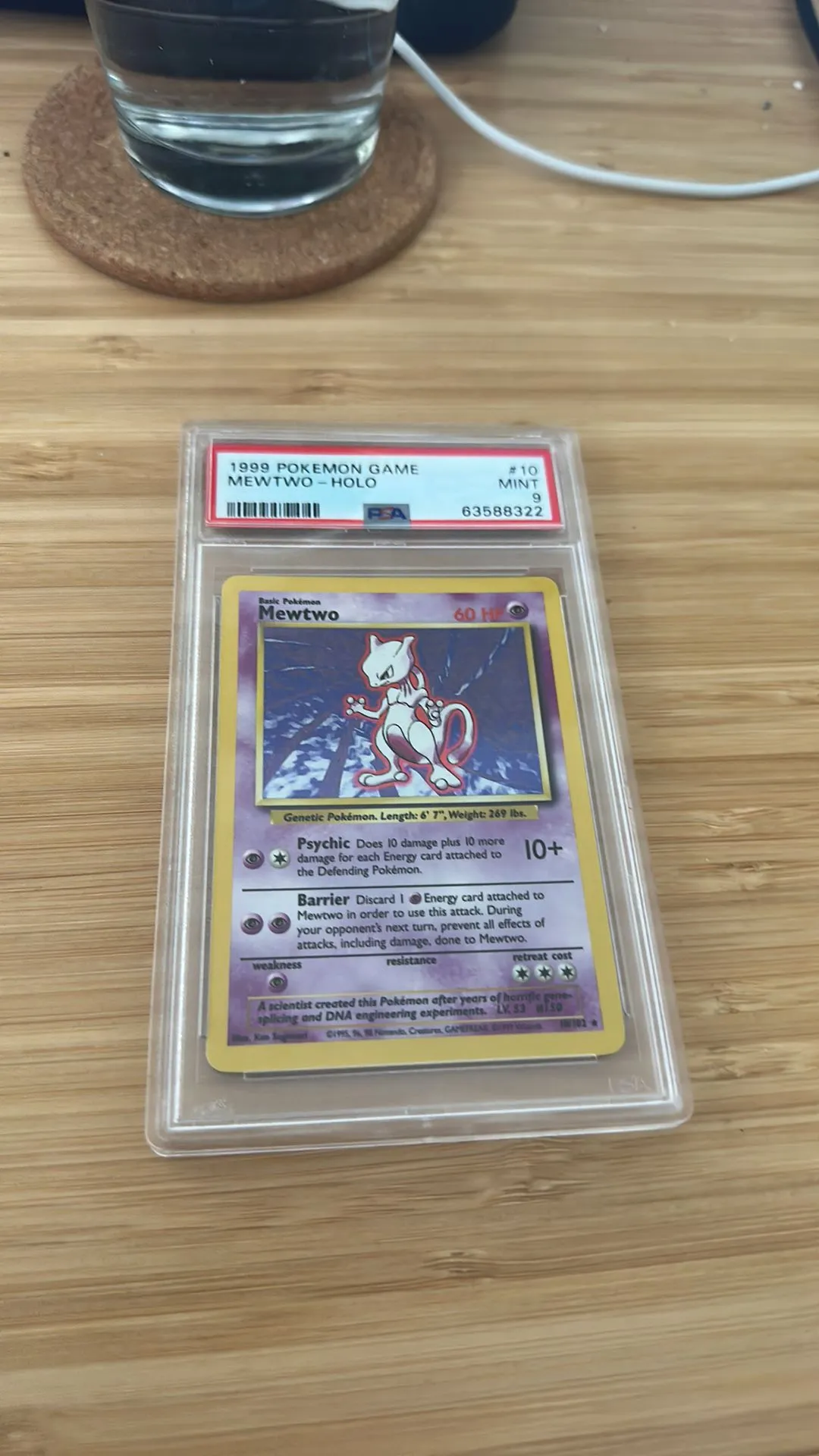 1999 Pokemon Game Mewtwo-Holo PSA MINT 9  Whatnot: Shop, Sell, Connect